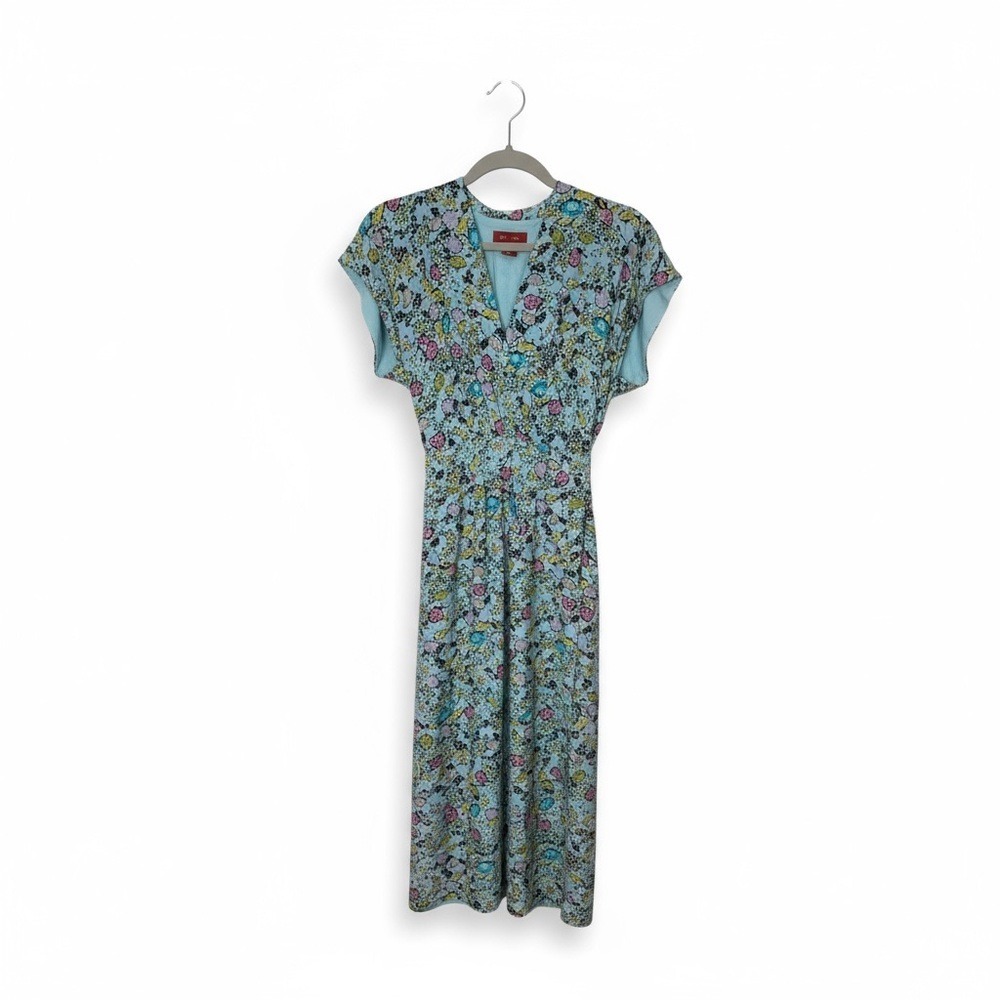 Sundance Silk Dress with‎ Floral Design Size 4 - Picture 2 of 6